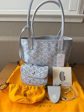 Authentic Limited Edition Mini Anjou Polar Blue